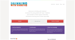 Desktop Screenshot of drinkingwithdiabetes.com